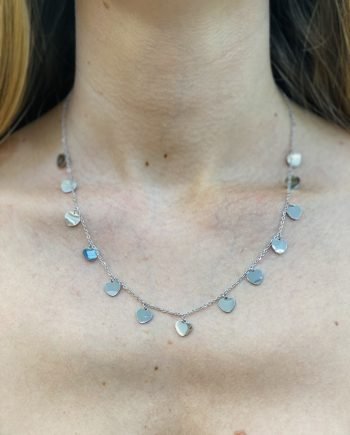 Collana con cuori grandi