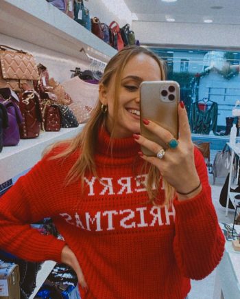 Maglioncino con scritta "Merry Christmas"