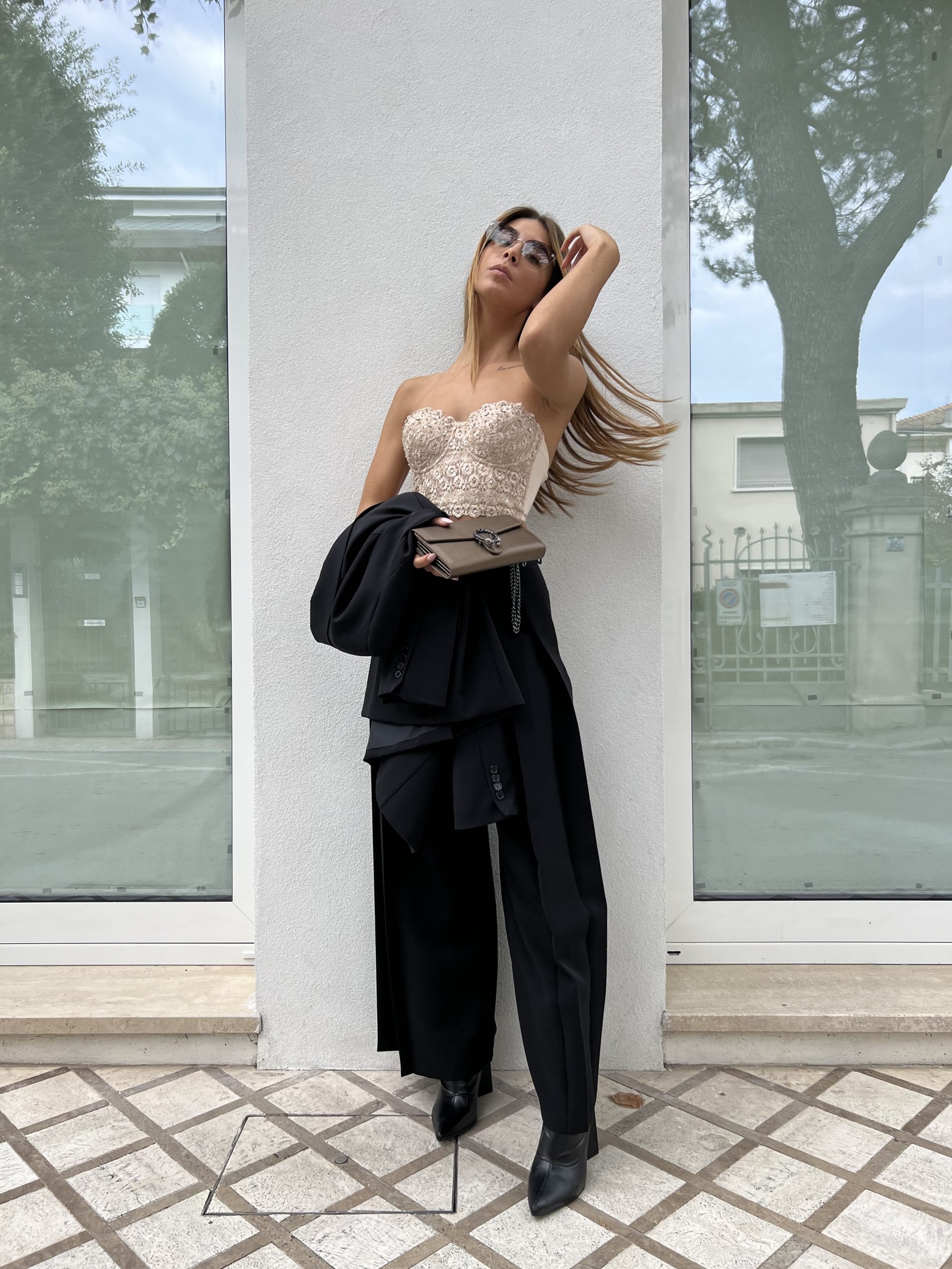 Completo nero oversize
