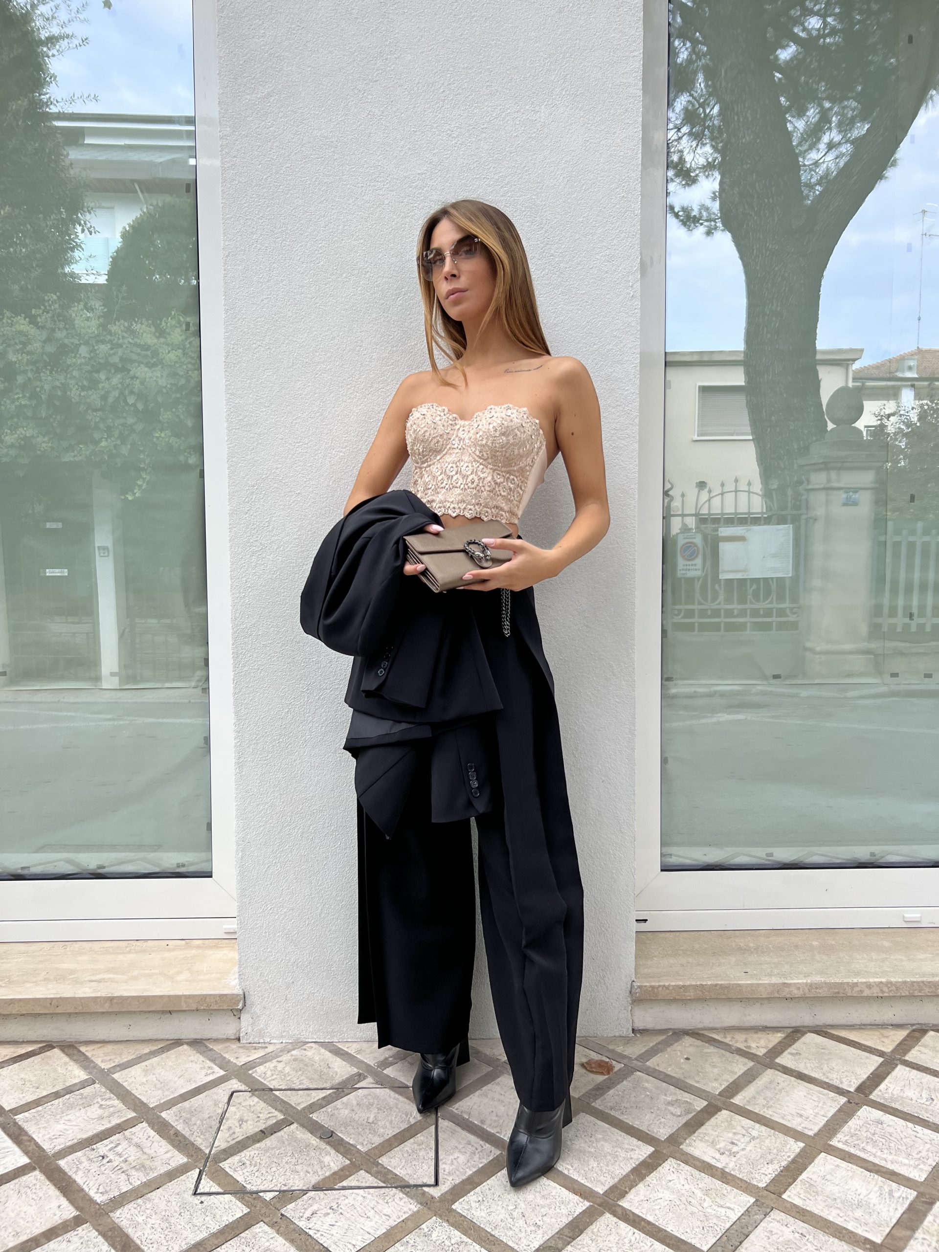 Completo nero oversize